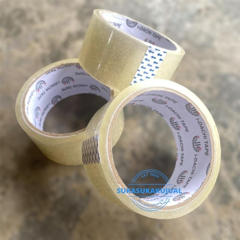 

bisa COD / ojek / instan pekanbaru / Lakban bening 45mm x 30M