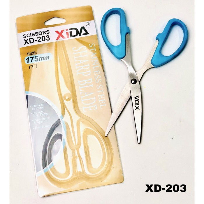

Gunting Impor Xida XD –203 Bahan Stainless Steel Size 175 mm Blades Gunting Pemotong Multifungsi Bahan Stainless Steel High Quality - Gunting XD-203