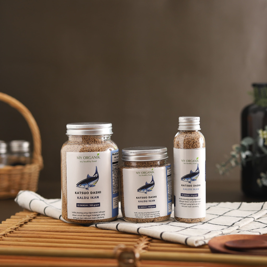 

My Organik Katsuo Dashi Halal Kaldu Ikan Ramen Udon Jepang 50 gr 100 gr 160 gr