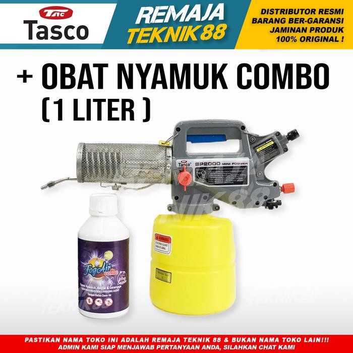 ALAT SEMPROT PEMBASMI NYAMUK MINI FOGGING TASCO SP 2000 FOGGER SP2000 - +COMBO 1L, PACKING XTRA