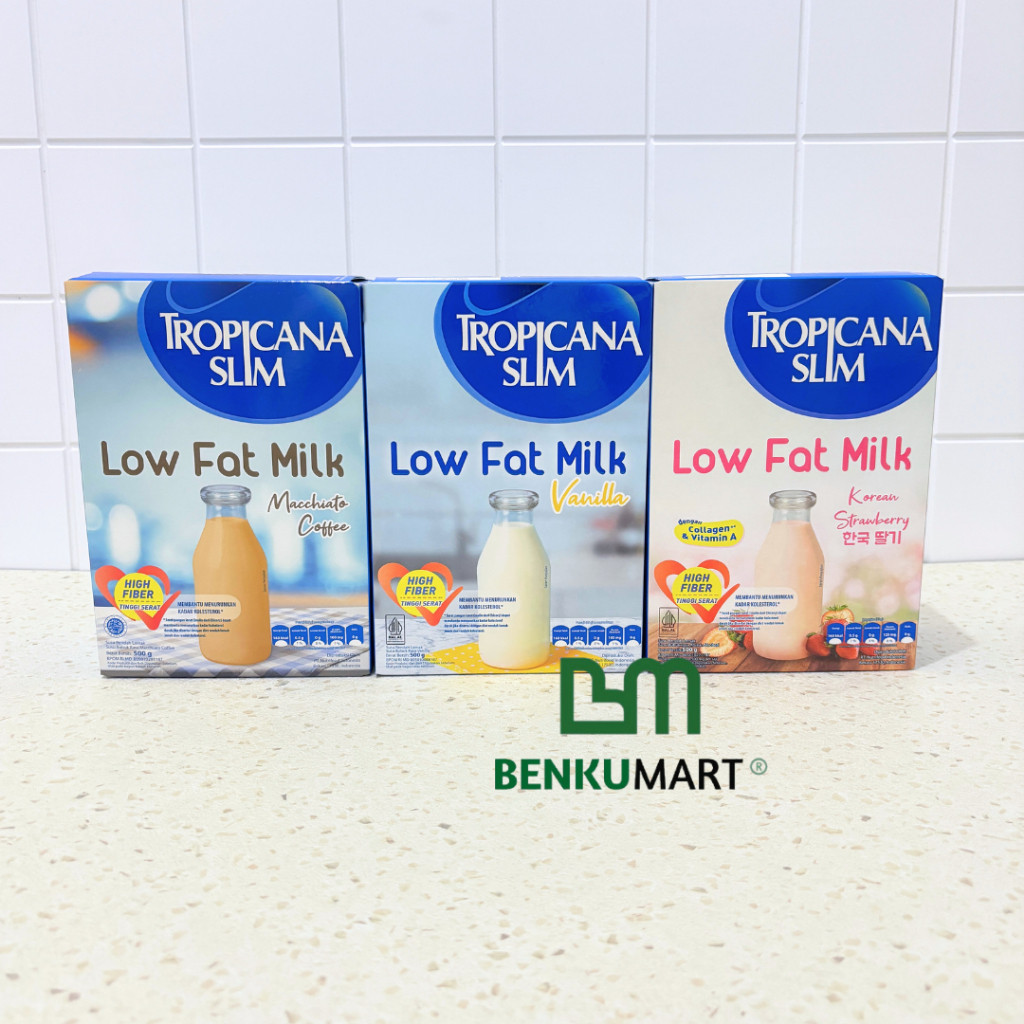 

Tropicana Slim Susu Low Fat All Variants (500gr) - Susu Rendah Lemak Bantu Diet Turunkan Kolesterol