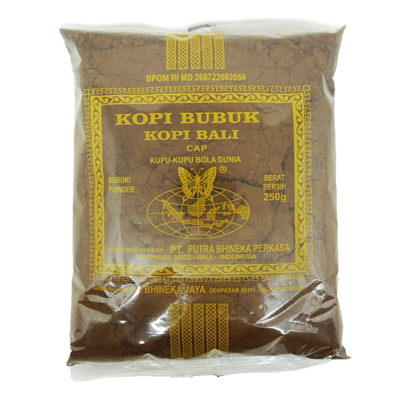 

KUPU-KUPU BOLA DUNIA Kopi Bubuk Bali 200gr