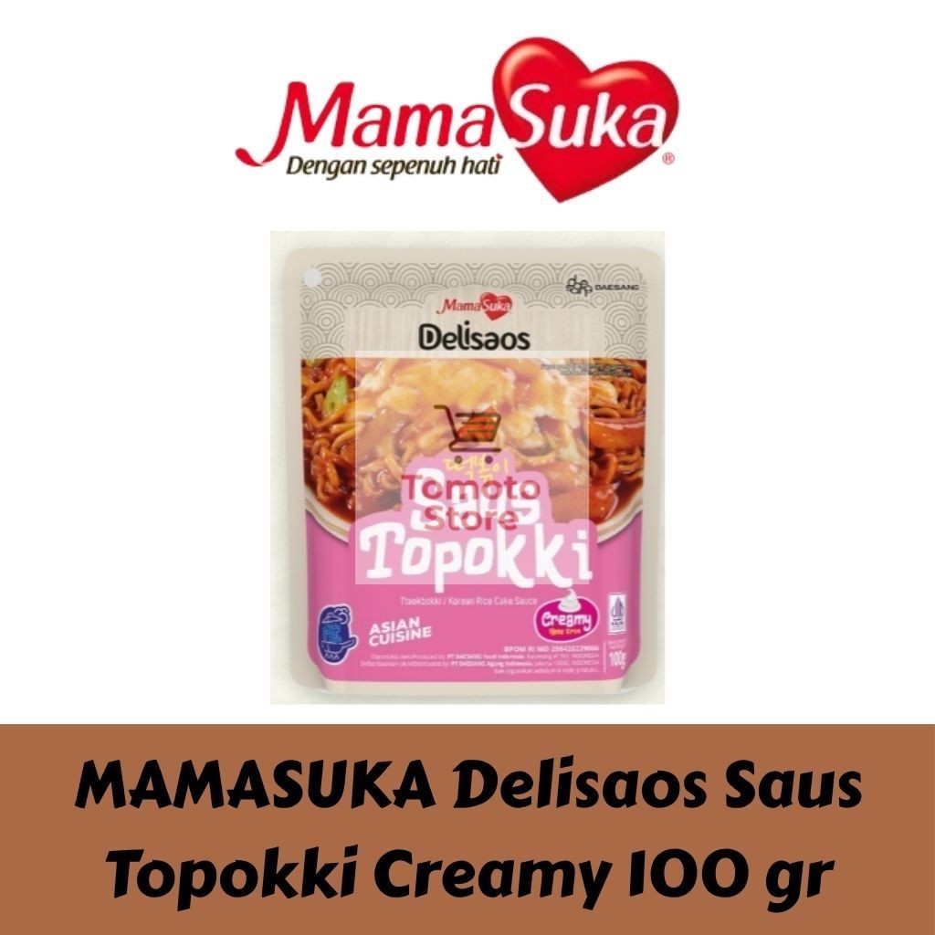 

✨ TOMOTOSTORE ✨ MAMASUKA Delisaos Saus Topokki Creamy 100 gr
