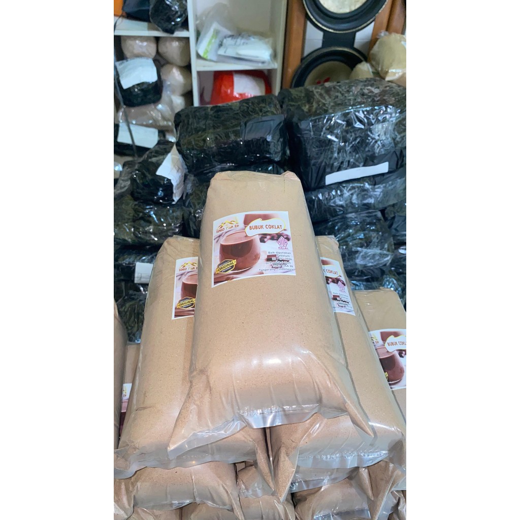 

TERLARIS - BUBUK MINUMAN RASA SUSU COKLAT KEMASAN 1 KG REPACK CHOCOLATE