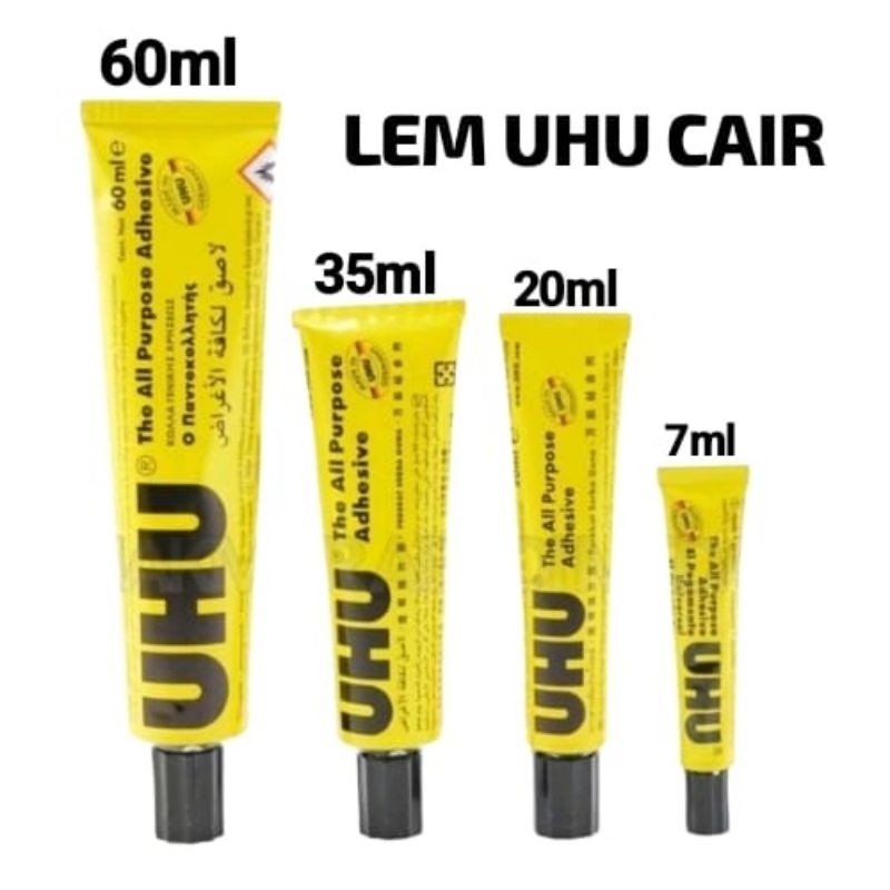 

Lem UHU Cair Serbaguna 7ml~35ml