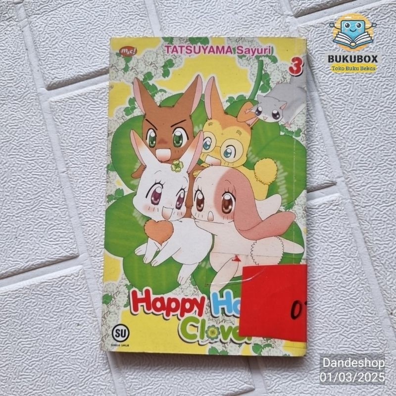Happy Happy Clover - Manga by Tatsuyama Sayuri - Komik Bekas Preloved Original Cabutan