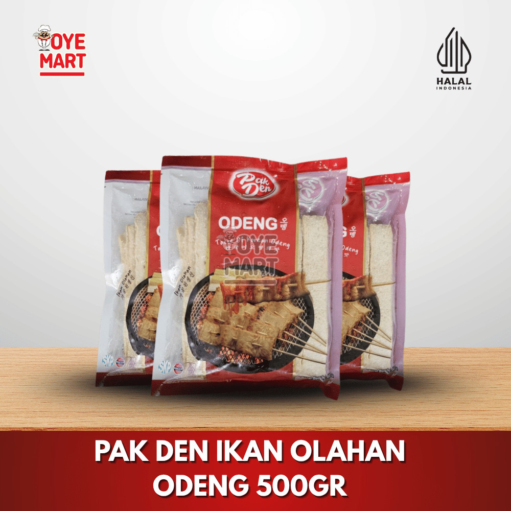 

PAK DEN IKAN OLAHAN ODENG 500GR / EOMUK / KOREAN FISH CAKE