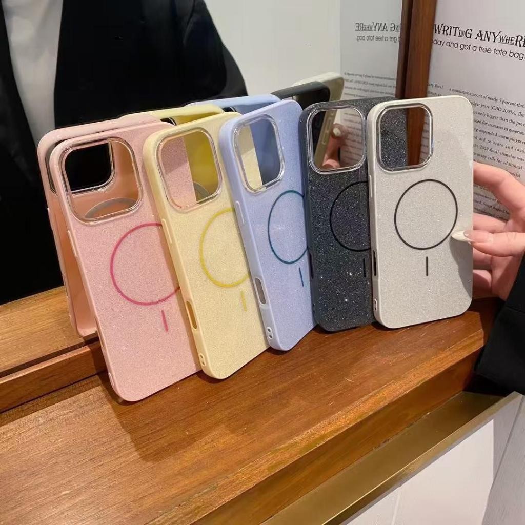 I.Case_Store Glitter Magsafe Stardust Case for iPhone Xr X Xs 11 Pro 12 13 14 Plus 15 ProMax 16