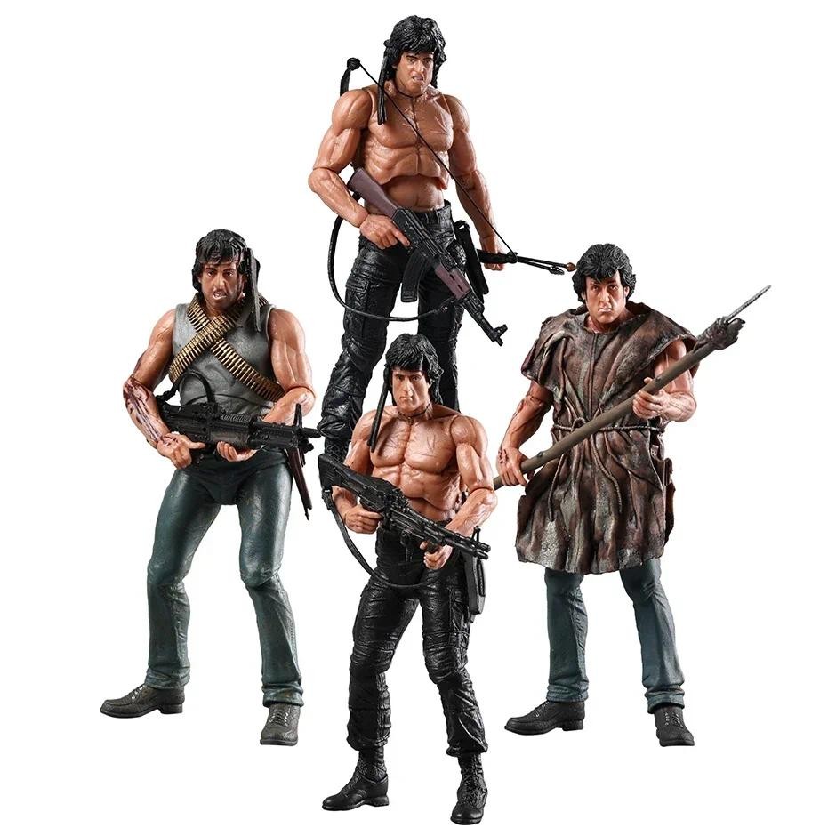 NECA Rambo Force Of Freedom Action Figure Model Toy Gift Collection Figurine