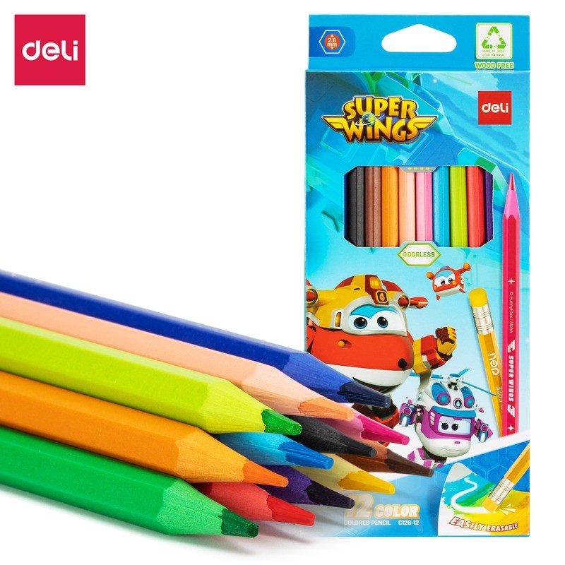 

Deli Colored Pencil / Pensil Warna EC126-12