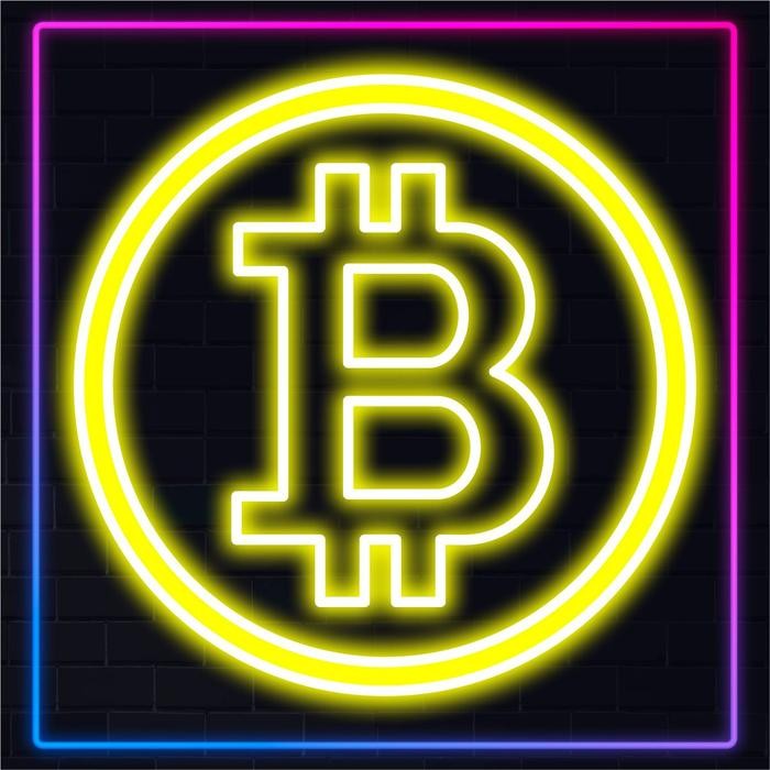 Promo COD Lampu Neon Flex Logo Bitcoin Dekorasi Cowok Keren Dekorasi Minimalis Hiasan Dinding Neon F