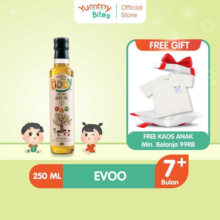 

[NIKITA WILLY EXCLUSIVE] Yummy Bites Kiddy Extra Virgin Olive Oil EVOO 250ml/ Minyak Zaitun Bayi dan Anak - EVOO