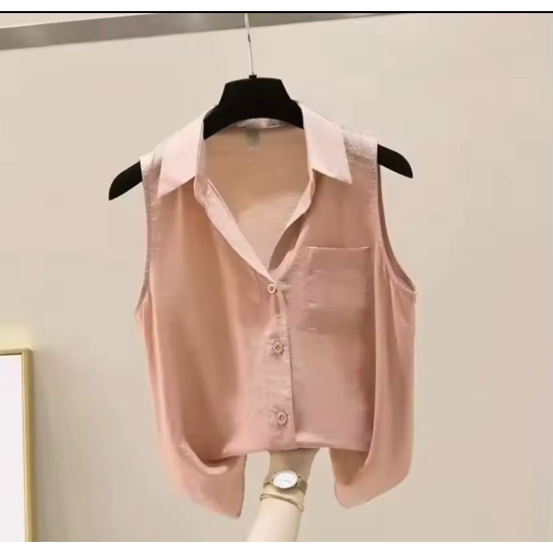 kemeja oblong wanita kekinian model custum casual bahan toyobo higt quality