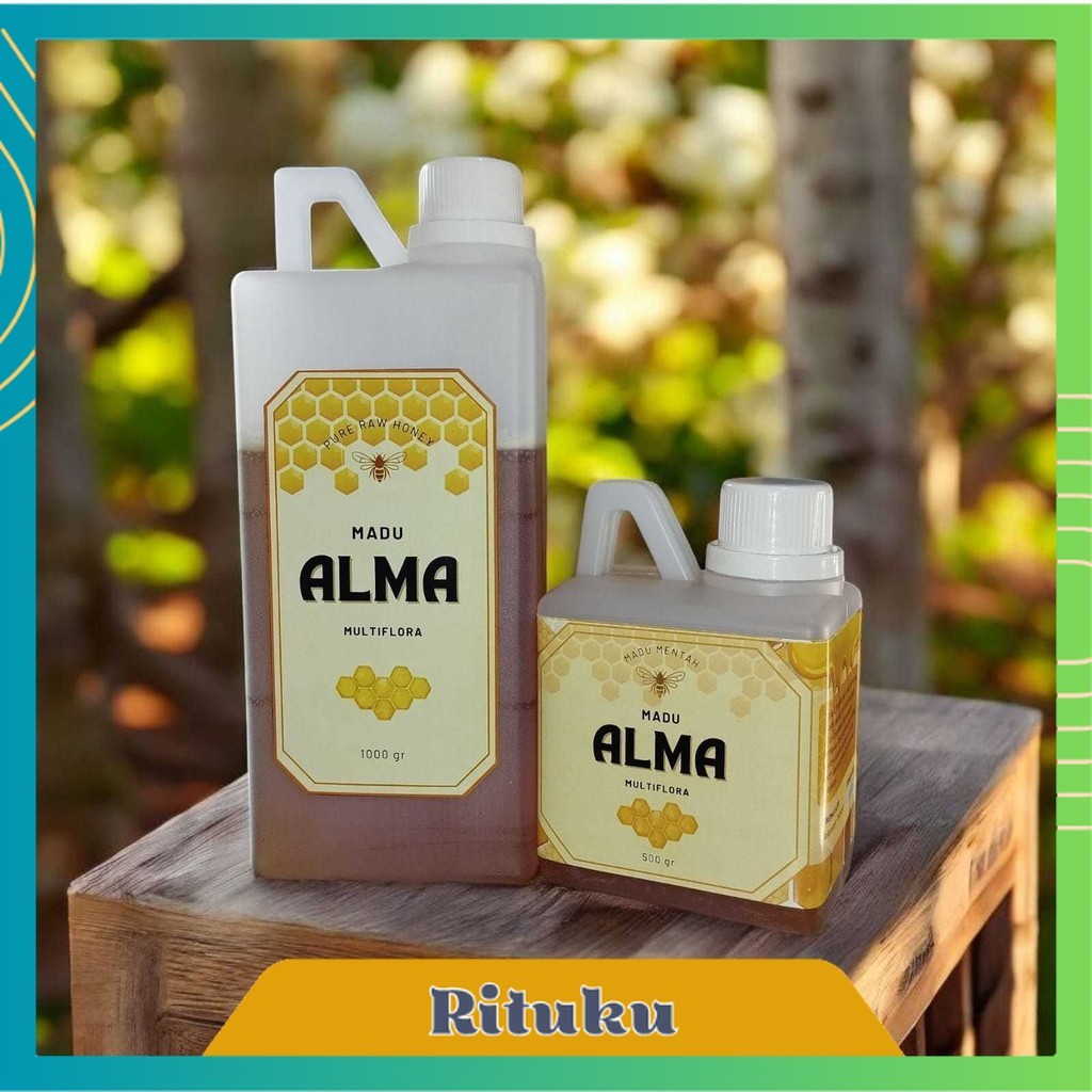 

Madu Mentah Alma Murni 100% Alami | Raw Honey Multiflora Tanpa Pemanasan