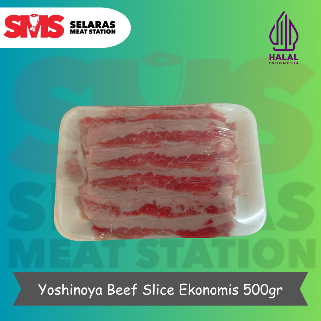 

Shortplate Yoshinoya Beef Slice Ekonomis 500gr - Selarasmeatshop