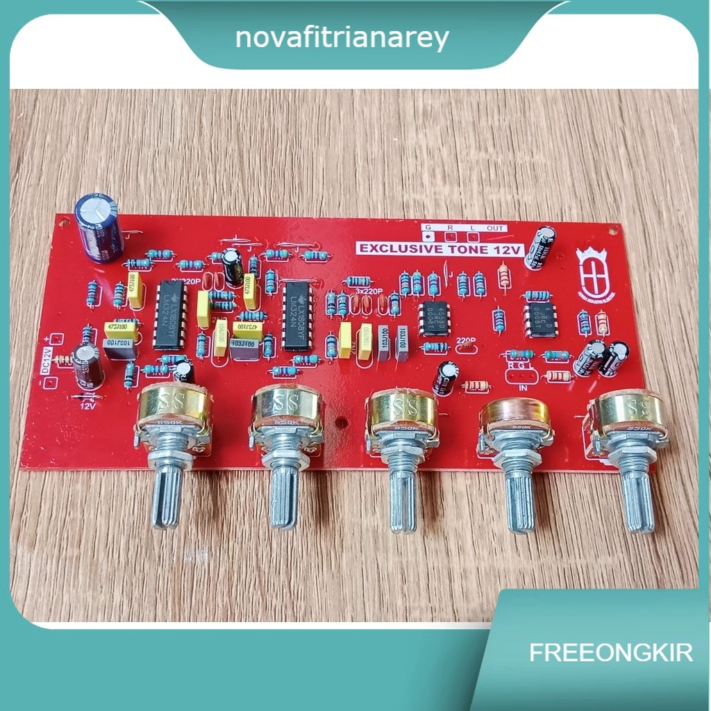 Tone Control Stereo Dc 12v Exclusive Bass Treble