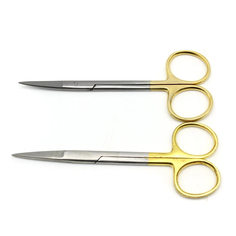 Iris Scissor Straight Curved - Gunting Iris  Lurus Bengkok - Gunting Alis Mata Jaringan Gum Operatin