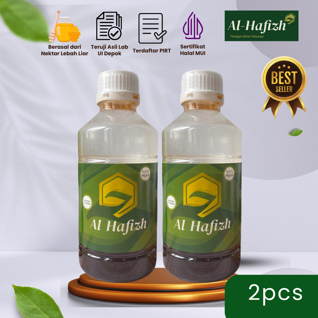 

NEW Madu Hutan Super Murni Asli Al-Hafizh 1kg 2 Botol PREMIUM