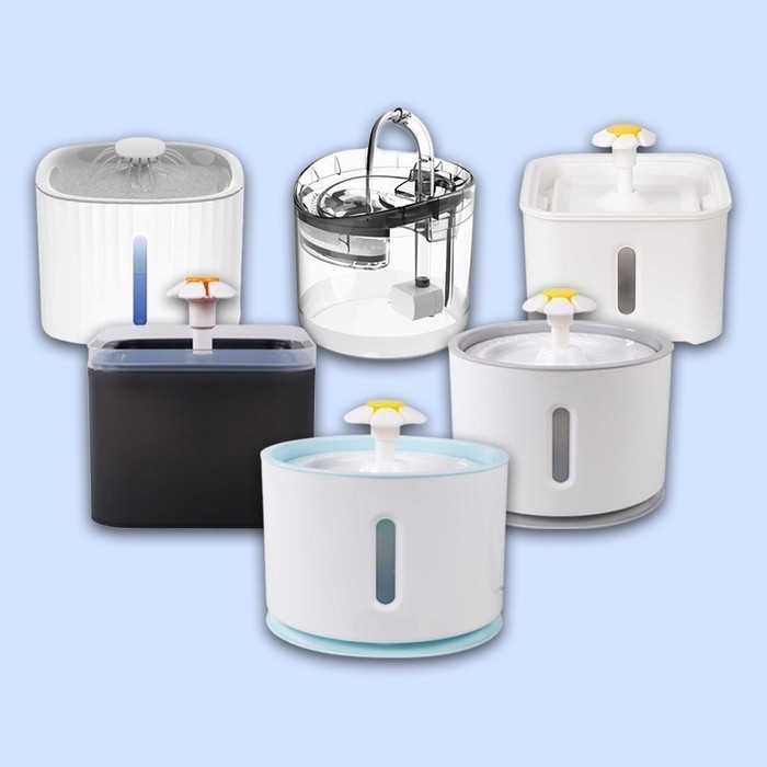 Yi Mart Tempat Wadah Air Minum Anjing Kucing Pet Water Dispenser Fountain Air Mancur - CS