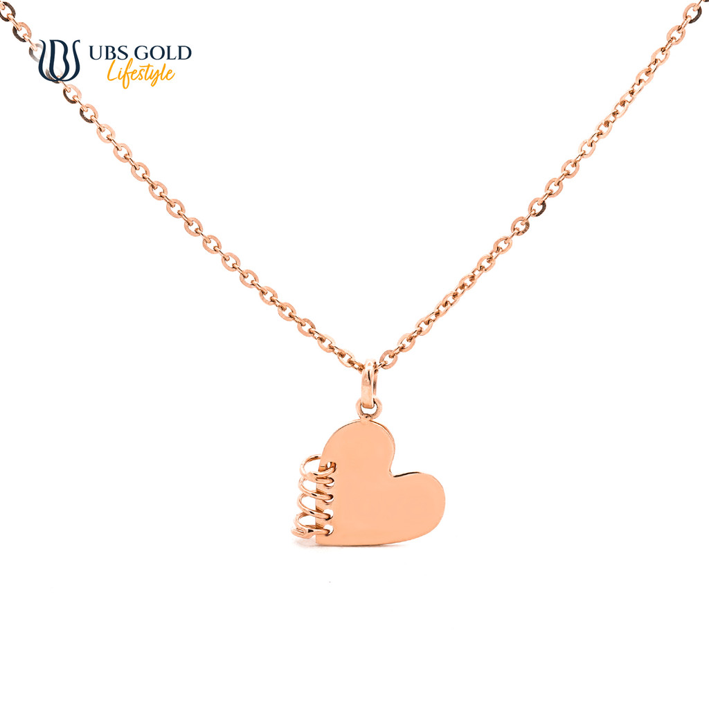 UBS Gold Kalung Emas Lettera - Kkv15746 - 17K