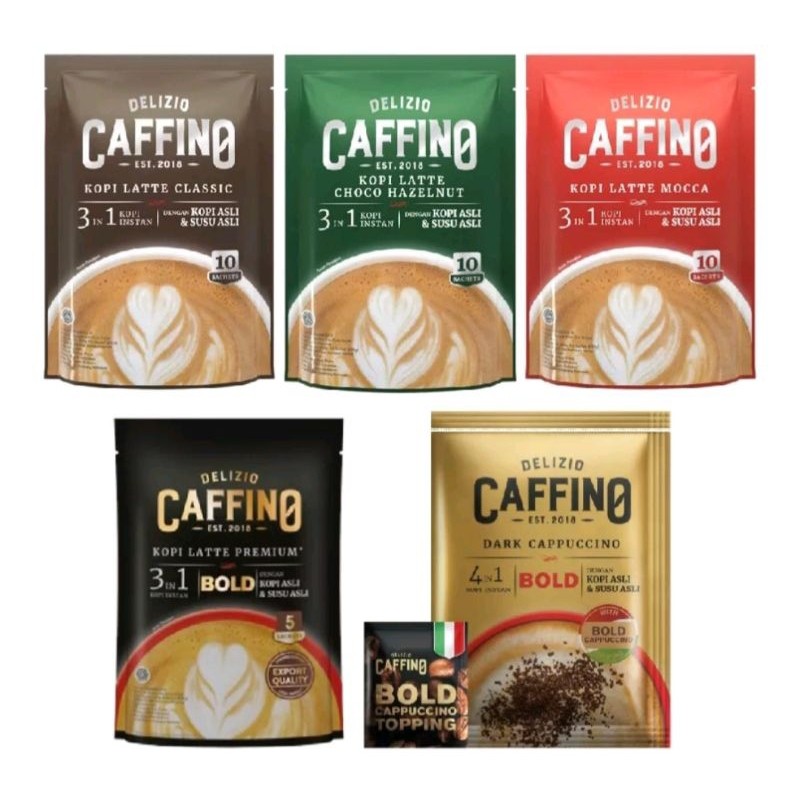 

DELIZIO CAFFINO Kopi Renceng 10 Sachet @20gr