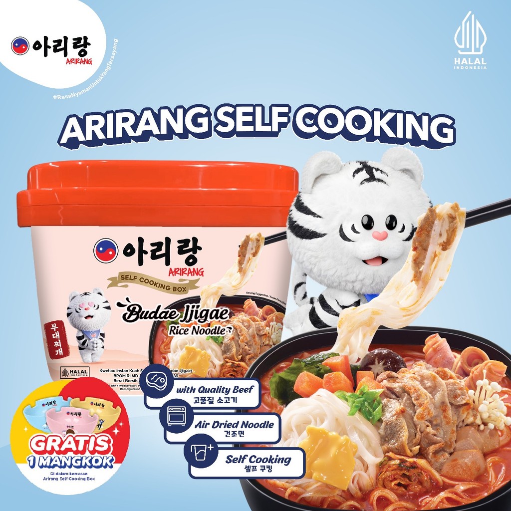 

Arirang Self Cooking Box Budae Jjigae Rice Noodle