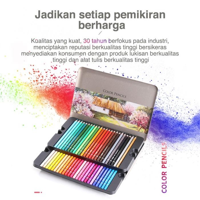 

Promo FLASH SALE - Deli High-grade Oil Pencil Color Pensil Warna Minyak 36 Warna 6566 Stationery - 36 warna Terlaris