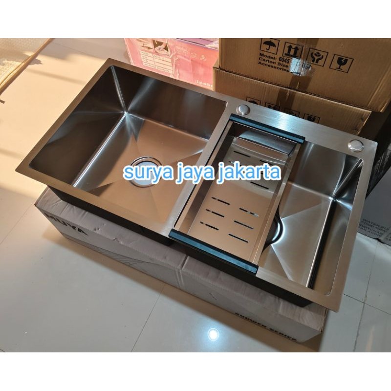 (Body )kitchen sink 8245 stainless / BCP 2 lubang stainless 8245