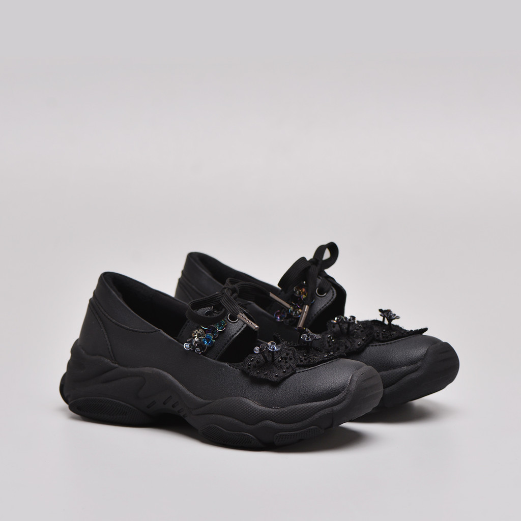 Adorable Projects - Kehlani Sneakers Black - Sepatu Wanita