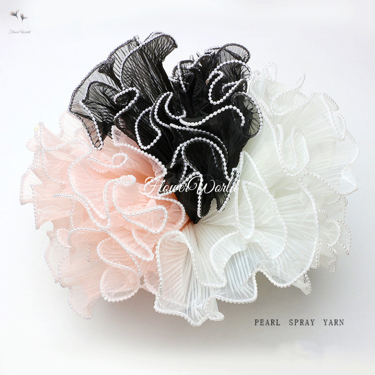

PROMO![FlowerWorld]Korean Lace Mesh Mermaid Tile Wrapping Flower Wavy Keriting Buket Bouquet Bunga / Renda Wrapping / Renda Kain Wrapping / Kain Renda Bunga Dan Mutiara, Wrap Bunga Korea Penambah Volume Pada Buket Bunga Tangan HandbouquetREADY