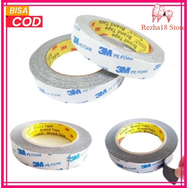 

R18 PE Foam Double Tape 3M Isolasi Busa 2 sisi 20mmx4m