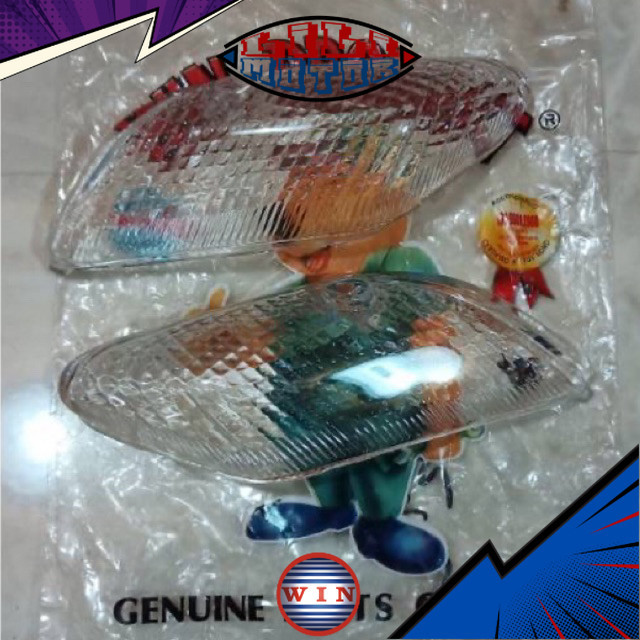 Mika Lampu Sen Depan Putih / Oranye Bening Yamaha F1Z R 2001 2002 2003 2004 2005 WIN | kaca riting s
