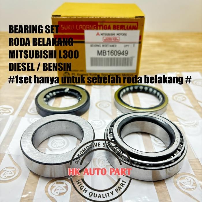 BEARING RODA BELAKANG SEBELAH SET MITSUBISHI L300 BENSIN DIESEL SOLAR DISEL RR LAHAR ( 1 SET 1 RODA 