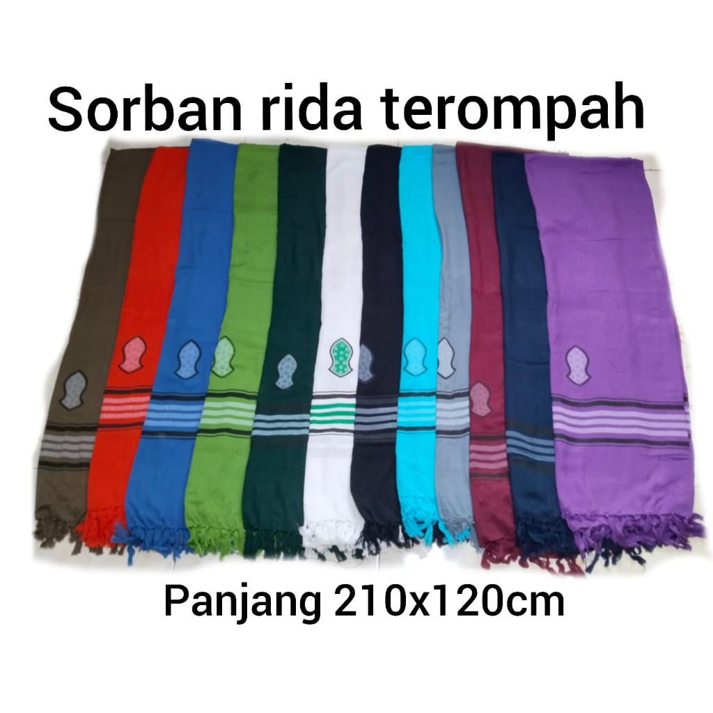 SORBAN ARAB KASHMIRI AYAL SURBAN YAMAN MOTIF TEROMPAH/ galerifaeyza