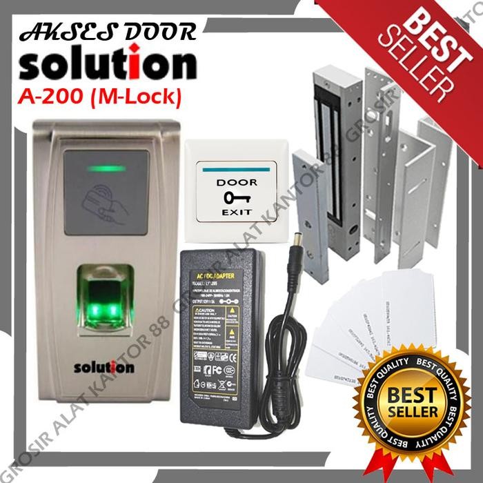 

Paket Akses Door Solution A200 M-Lock/ Access Control Untuk Pintu Kayu