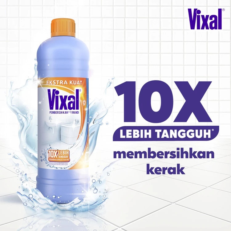Vixal Pembersih Kamar Mandi 750ml – HCl Anti Kerak, Ampuh & Aman