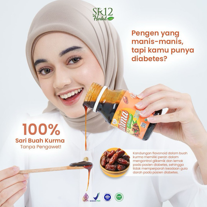

(PROMO NEW) Sari Kurma SR12 / Mencegah Anemia / Meningkatkan Stamina Tubuh