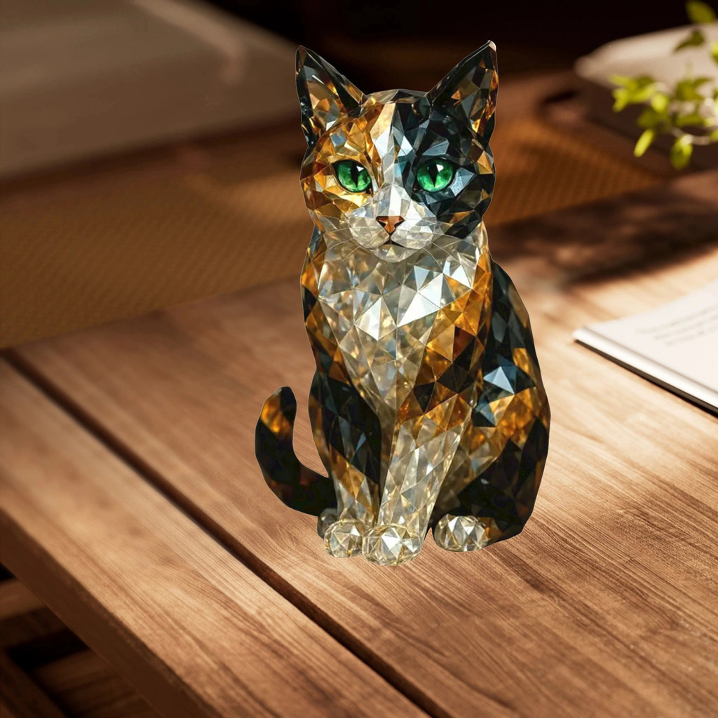 

Creative Fake Crystal Animal Sculpture Clear Glass Ornaments Home Office Desktop Decoration Supplies Ornament Gifts for Friends