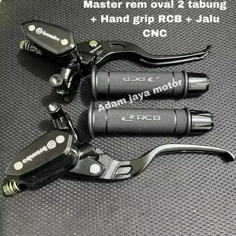 master rem tabung oval pcx nmax kiri kanan (sepasang)