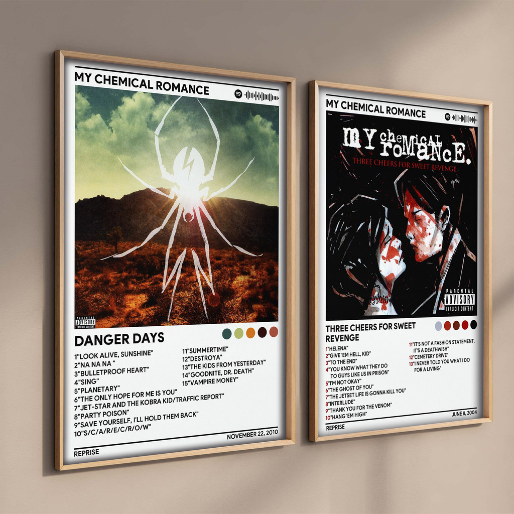 

Popular Band My Chemical Romance Music Poster Album The Black Parade Cover Pictures for Room Canvas Print Art Home Wall Decor