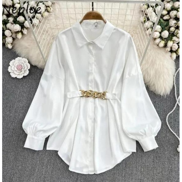 blouse wanita terbaru atasan wanita kemeja wanita atasan kantoran ootd Blouse Melda Top