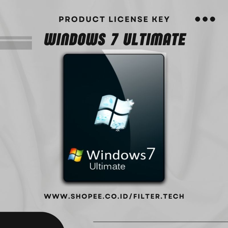 Windows 7 Ultimate Pro 32/64 bit Original Lisensi