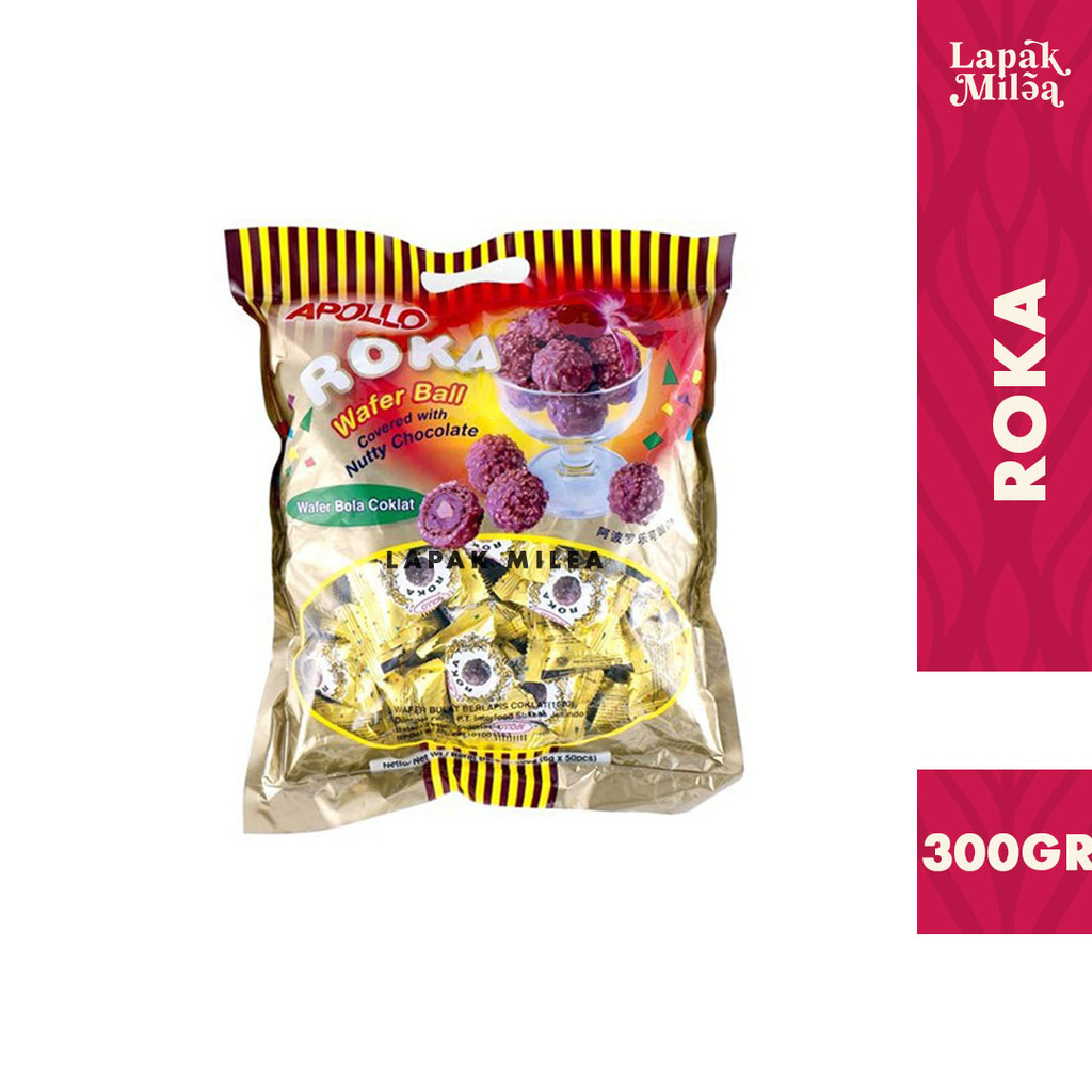 

Apollo Roka Coklat Kemasam Refill 300gr Isi 50pc