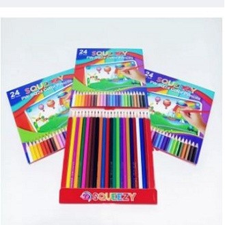 

RGT - 1 PACK SQUEEZY PW-SQ 24 PENSIL WARNA