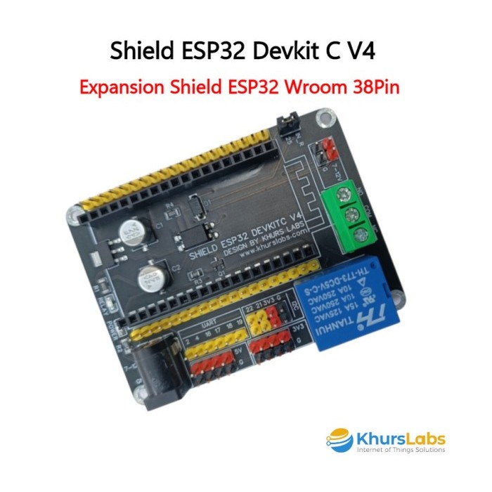 GB99 IO Expansion Shield ESP32 DevkitC V4 38 Pin 38Pin Relay High Trigger - Max 1A