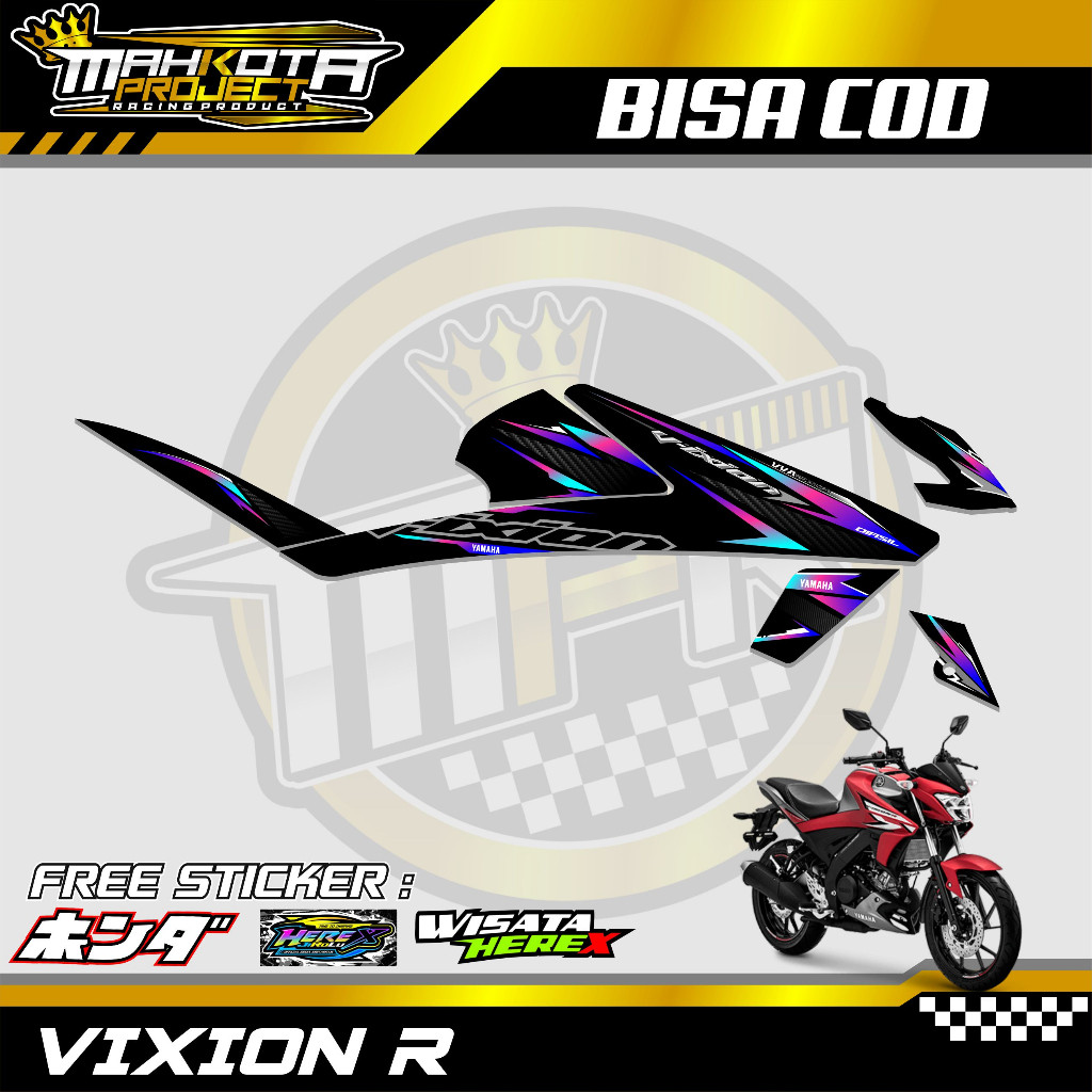 Striping Variasi Yamaha Vixion R - Vixion New / Sticker List Variasi Motor Vixion R - Vixion New