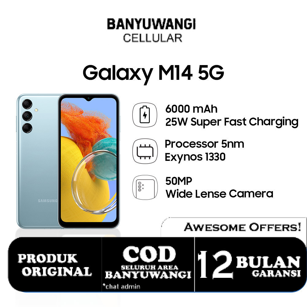 Samsung Galaxy M14 5G 4/128GB - Blue