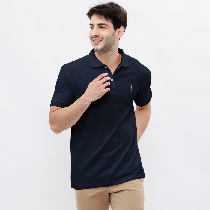 SALE -Kaos Polo Pria Smith Berlin Pedro Slim Fit - White,M