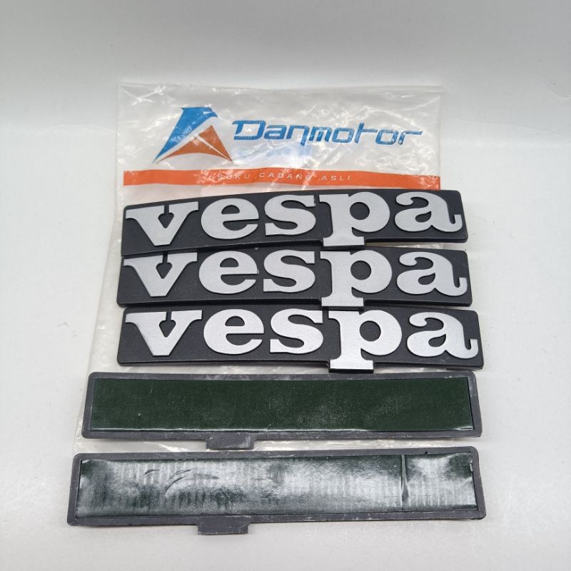 emblem sayap vespa px ps excel exclusive spartan ori danmotor