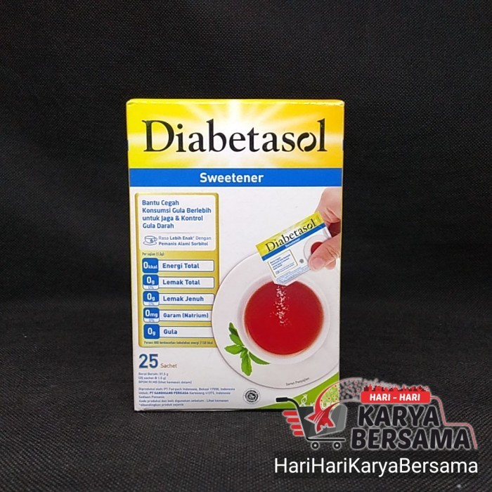 

KALBE DIABETASOL SWEETENER BOX 25'S